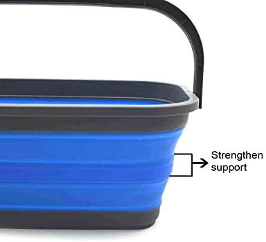 SAMMART 11.6L Collapsible Rectangular Handy Basket/Bucket - Image 4