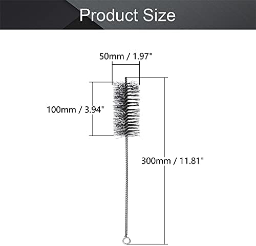 Steel Wire Tube Brush, 2.0-inch Diameter 12-inch Length - Image 2