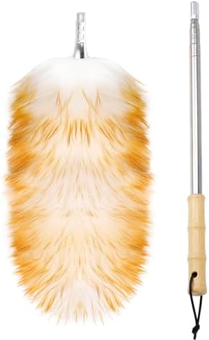 Feathers Duster, Long Telescoping Lambswool Dusters by FeelFunFeather
