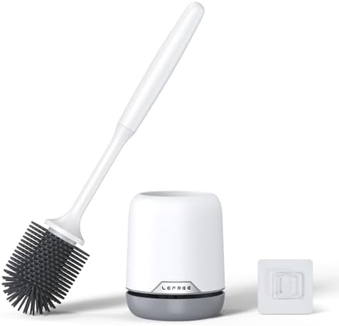 Lefree Silicone Toilet Brush and Holder Set by Lefree