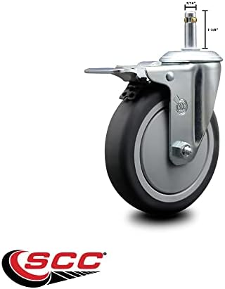 Rubbermaid Mobile Shelf Truck 5 Inch Replacement Swivel Caster - Image 2