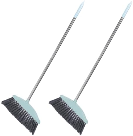 MAGICLULU Indoor Brooms 2pcs Heavy Duty Broom Outdoor Indoor Commercial by MAGICLULU