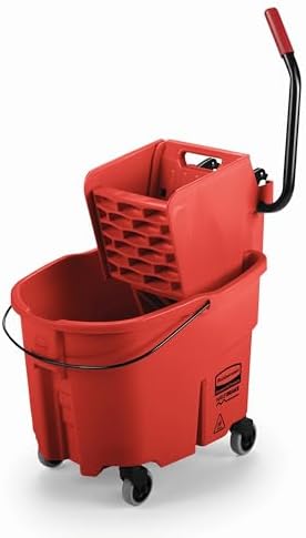 Rubbermaid Commercial Products WaveBrake 35 QT Side-Press Mop Bucket and by RubbermaidCommercialProducts