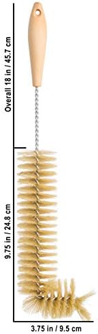 Redecker Radiator Brush, Natural Pig Bristle, 18.5 Inch - Image 3