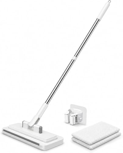 Hands Free Towel Mop, Self-Locking Flat Mop by Unknown