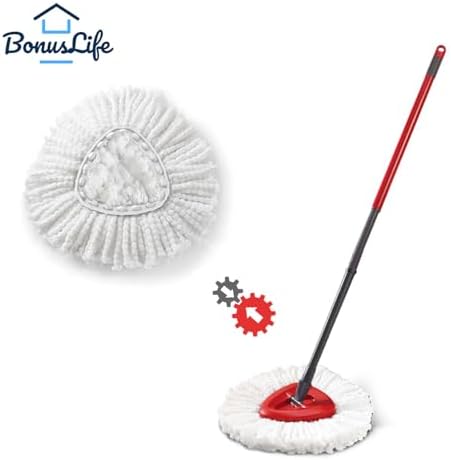 BonusLife 8-Pack Mop Head for O-Ceda EasyWrin Spin Mop Refill 1-Tank System - Image 3