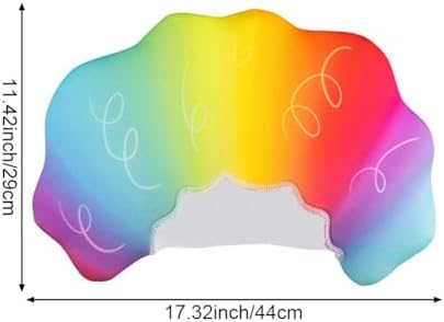 Rainbow Afro Explosion Sponge Mop Hair Hat Funny Crazy Wig Cap - Image 6