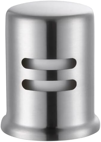 Dishwasher Air Gap Cover for Kitchen, Solid Brass Air Gap Cap by ALEASHA