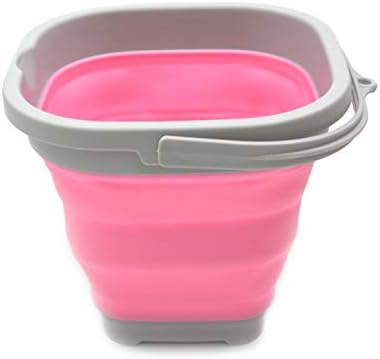 SAMMART 2.6L Super Mini Sqare Collapsible Plastic Bucket - Image 2