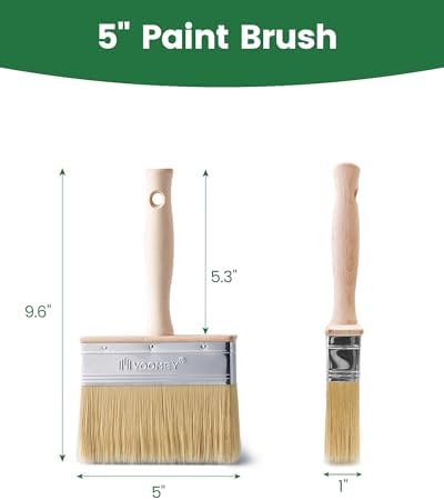 Voomey 5in Limewash Paint & Deck Stain Brush Applicator - Image 2