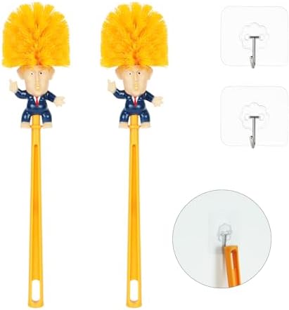 2PCS Funny Trump Toilet Brush by OMGOD