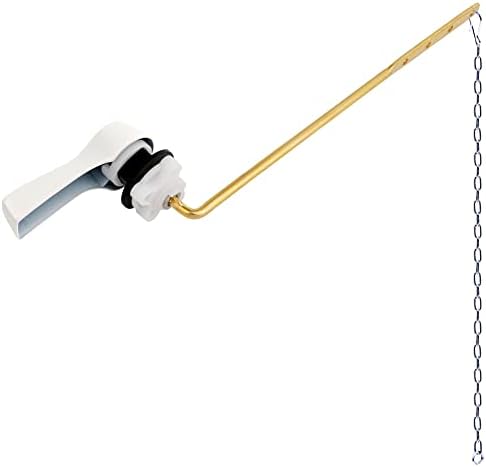 Hibbent Universal Metal Front Mount Toilet Handle Replacement Kit by Hibbent