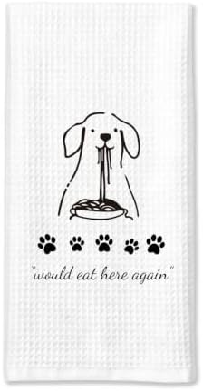Cute Dogs Kitchen Towels Hostess Dog Mom Gifts by Sldpngo