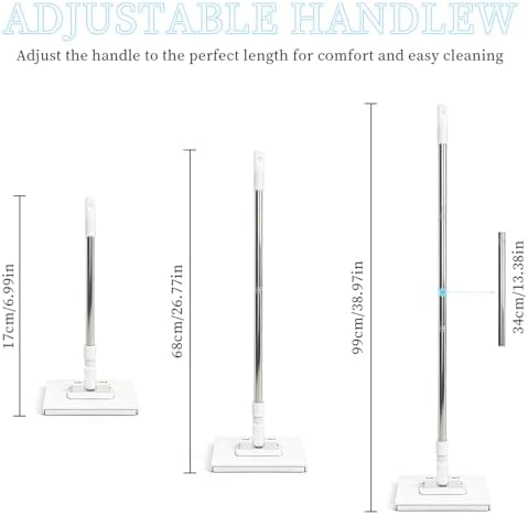 Snap Grip Mini Mop, 2026 Upgraded Zero Touch Snap Grip Mini Mop, Cloth Changing - Image 6