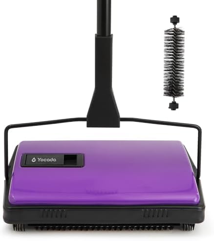 Yocada Carpet Sweeper Cleaner Manual Household Sweeper 1*Extra Brush by Yocada