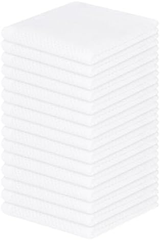 Homaxy 100% Cotton Waffle Weave Kitchen Dish Cloths 15-Pack by Homaxy