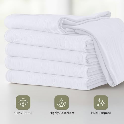 Utopia Kitchen White Flour Sack Towels 100% Cotton - Image 4
