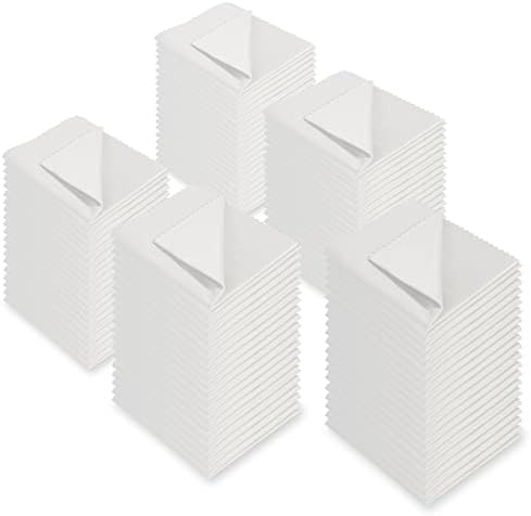 AAwipes Eyeglasses Cleaning Cloth Glasses Cloths 5.5"x5.5" 100pcs White by AAWipes
