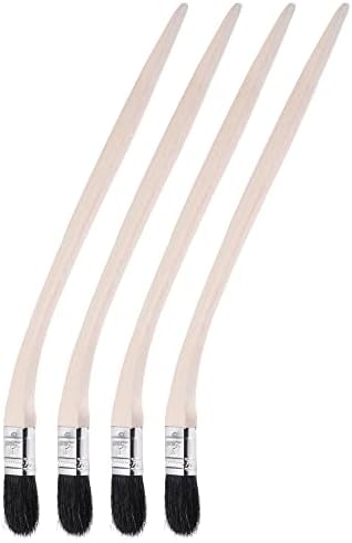 uxcell Bent Radiator Paint Brush 16" Length 1" Width Bristle by uxcell