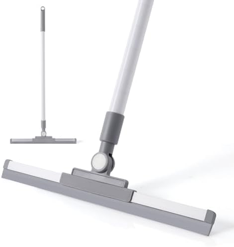 Yocada Rubber Floor Squeegee Broom TPR Blade Adjustable Scrubber Squeegee by Yocada