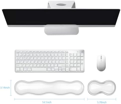 Gel Keyboard and Mouse Wrist Rest Set, Wrist Pad - Image 4