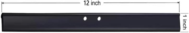 2PCS Replacement Silicon Rubber Squeegee Blade, 12 Inch Black - Image 2