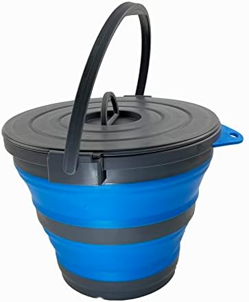 SAMMART 10L Collapsible Fishing Bucket by SAMMART