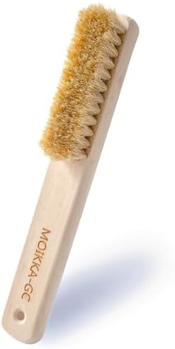 Wood Laundry Stain Brush, Boar Bristles, Wooden Handle by Unknown