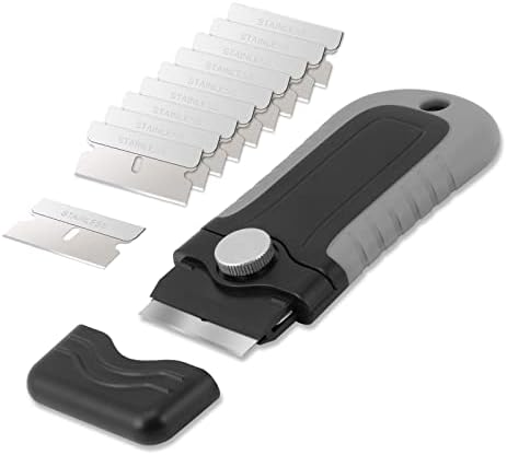 Gomake Razor Blade Scraper Tool, Glass Stovetop Paint Scraper by Gomake