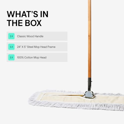 Commercial Dust Mop & Floor Sweeper, 24 in. Dust Mop - Image 4