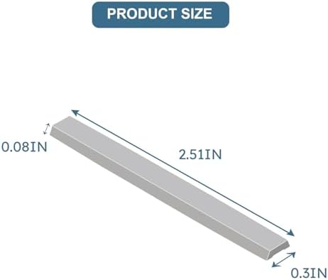 2.5" Carbide Scraper Blades, Double-Edged Tungsten Carbide Replacement Blades - Image 2