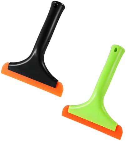 KVAEY 2PCS Small Silicone Window Squeegee, 5.9 Inch Car Windshield Water Blade by KVAEY