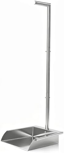 35in Heavy Duty Stainless Steel Standing Dust pan by Unknown