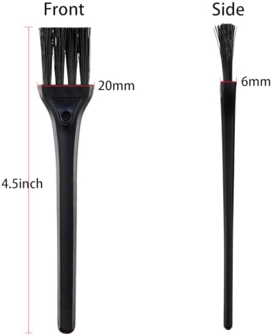 Mini Cleaning Brushes, 6 Pack Nylon Detail Brushes, 4.3 Inch - Image 2