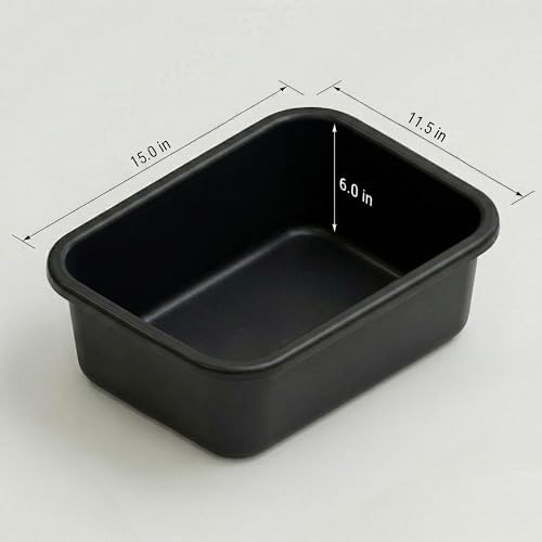 DecorRack 2 Plastic Wash Basins, Large 10 Quart Graduated Bucket, Portable - Image 3