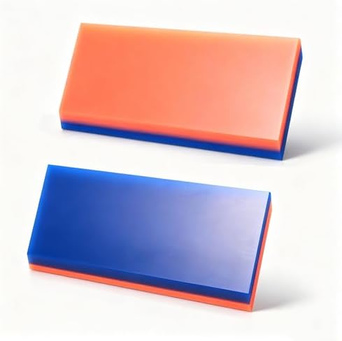 NEWISHTOOL 5-Inch Window Tint Squeegee Rubber Blade Without Handle, 2 Pack - Image 2