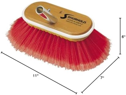 Shurhold 965 6 Inch Combo Bristle Brush, Deck Brush - Image 5
