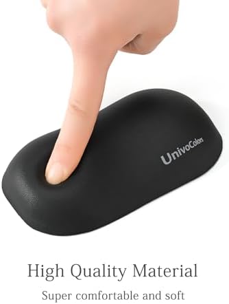 UnivoColors Design-Wave Wrist Rest, Artificial Sheepskin+Memory - Image 6