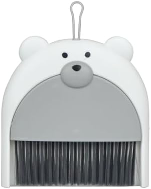 Mini Broom and Dustpan Set 6.2x6.3 Inches Compact Hand Broom by Unknown