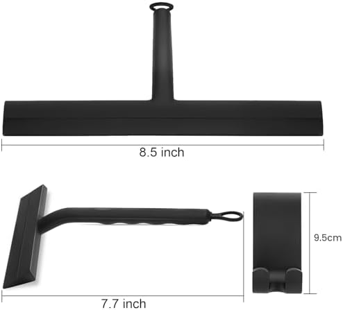 wlich 8 Inch Shower Squeegee, Silicone Squeegee - Image 2