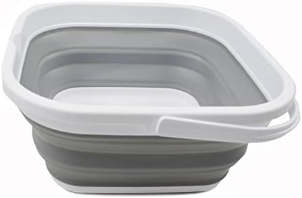SAMMART 5.5L Collapsible Plastic Square Bucket - Image 2