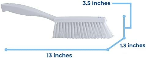 Vikan 45875 Bench Cleaning Brush, Polypropylene/Polyester Soft Bristle Dustpan - Image 3