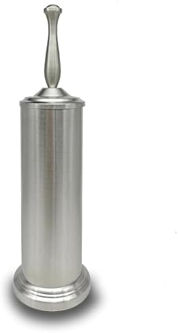 Brushed Nickel Toilet Bowl Brush by IndecorHome