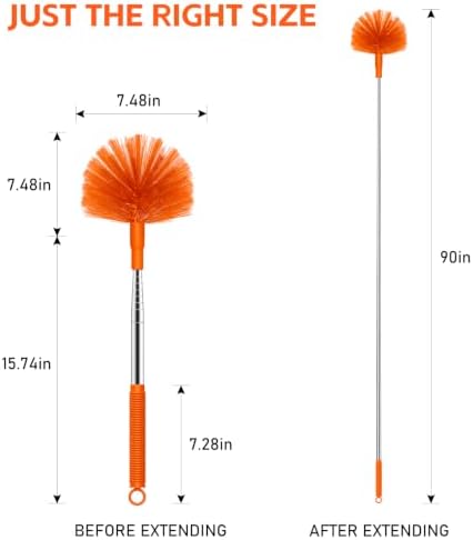 SetSail Cobweb Duster with Extension Pole, - Image 2