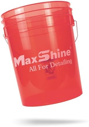 Maxshine 5 Gallon Universal Detailing Bucket – Car Wash Bucket by Maxshine