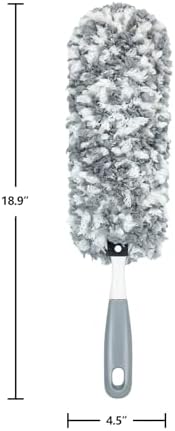 Microfiber Duster with an Extra Washable and Reusable Duster Head, Microfiber - Image 2