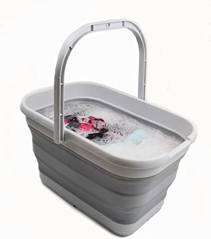 SAMMART 12L Collapsible Rectangular Handy Bucket/Multiuse Foldable Water Pail - Image 6
