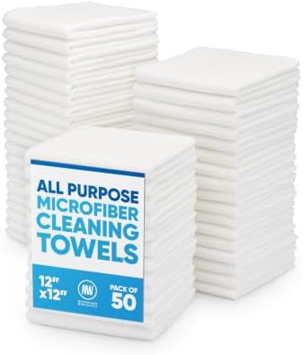 12" x 12" Microfiber Cleaning Cloths by MicrofiberWholesale