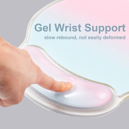 Gel Wrist Rest and Mouse Pad for Keyboard and Mouse, Ergonomic Mousepad Set - Image 3