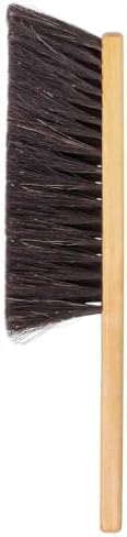 Horse Hair Bench Brush Soft Bristle Wood Handle by OakartHome